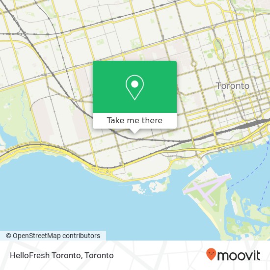 HelloFresh Toronto map