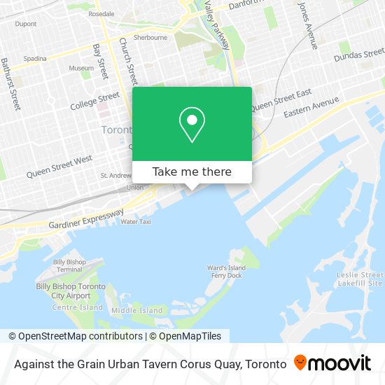 Against the Grain Urban Tavern Corus Quay map