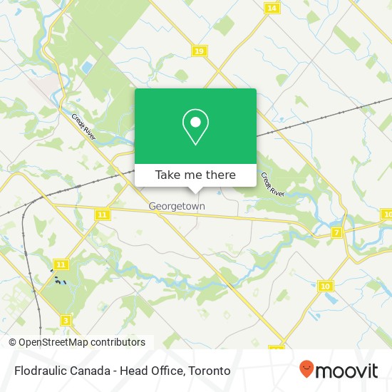 Flodraulic Canada - Head Office map