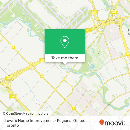 Lowe's Home Improvement - Regional Office map