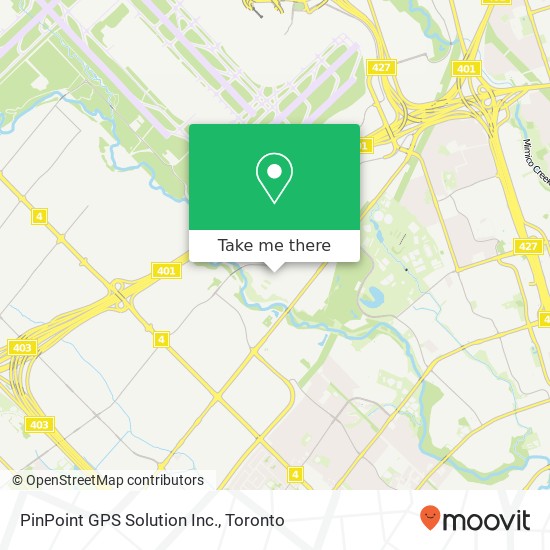 PinPoint GPS Solution Inc. map