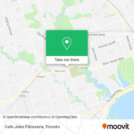 Cafe Jules Pâtisserie map