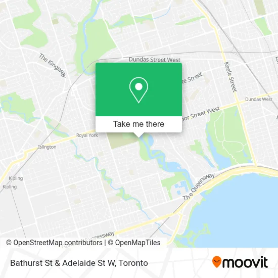 Bathurst St & Adelaide St W map