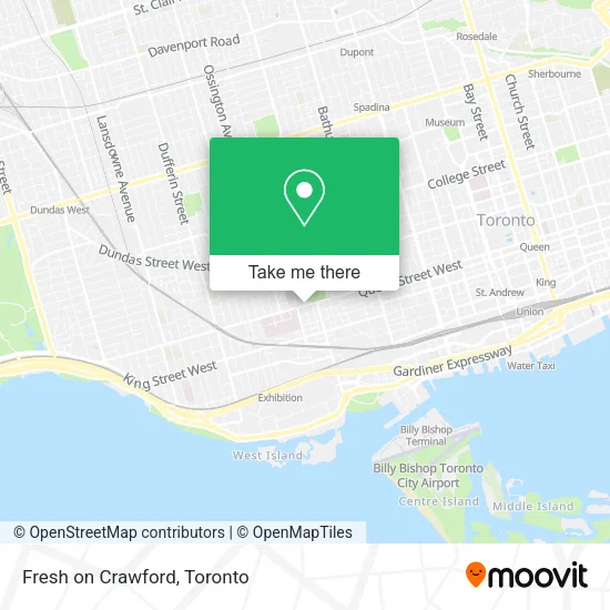 Fresh on Crawford map