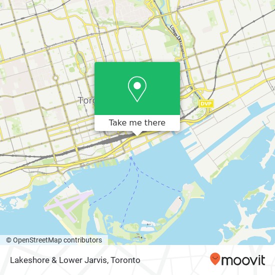 Lakeshore & Lower Jarvis map
