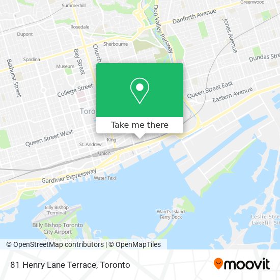 81 Henry Lane Terrace map