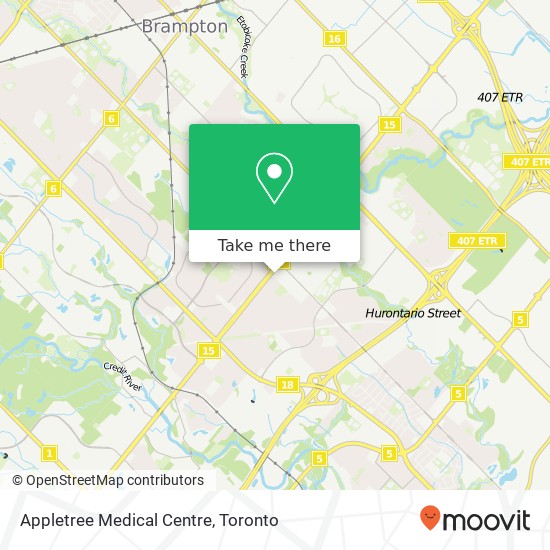 Appletree Medical Centre map