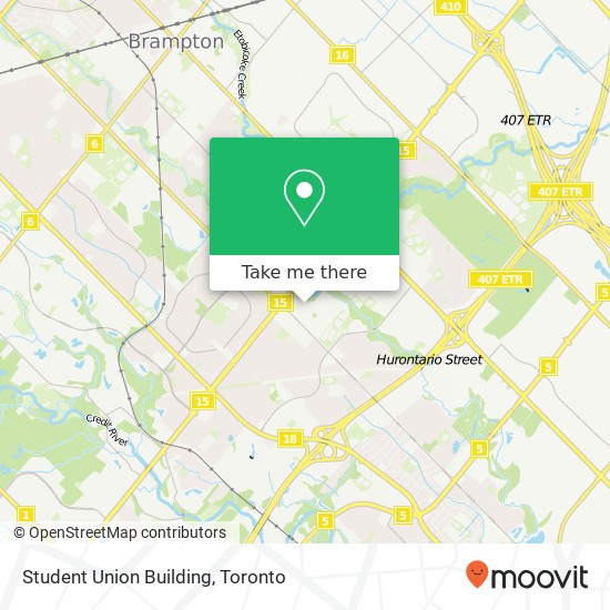 Student Union Building map