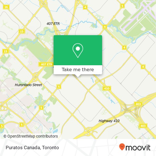 Puratos Canada map