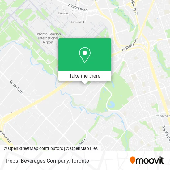 Pepsi Beverages Company map