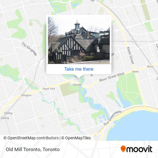 Old Mill Toronto map