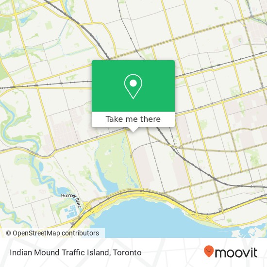 Indian Mound Traffic Island plan