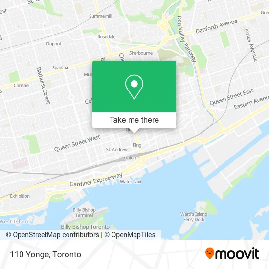 110 Yonge map