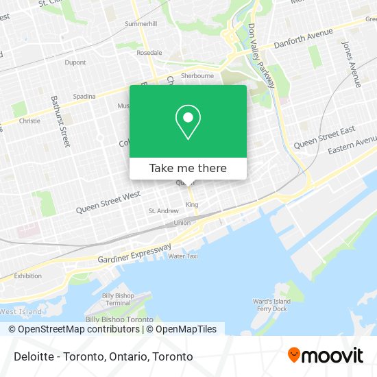 Deloitte - Toronto, Ontario map