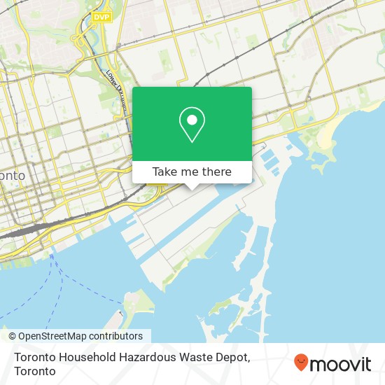 Toronto Household Hazardous Waste Depot plan