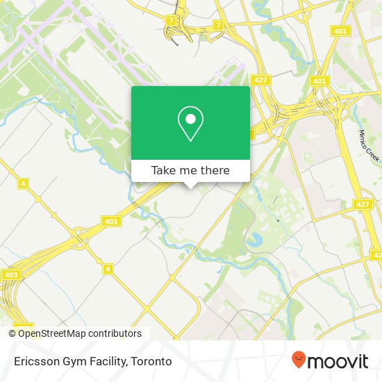 Ericsson Gym Facility map