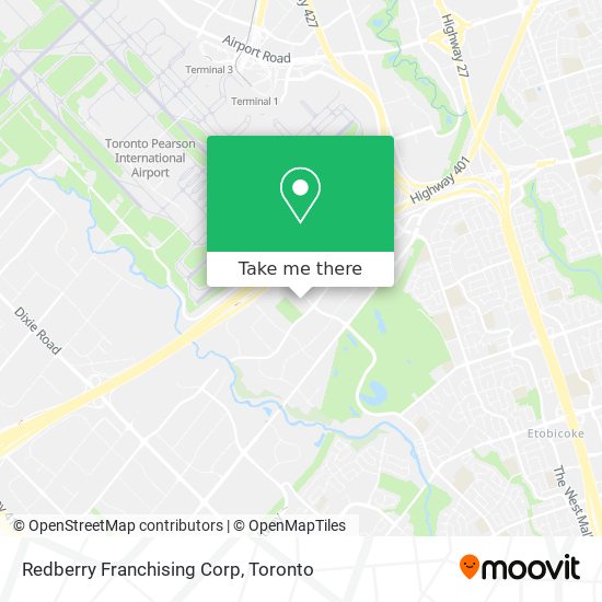 Redberry Franchising Corp map