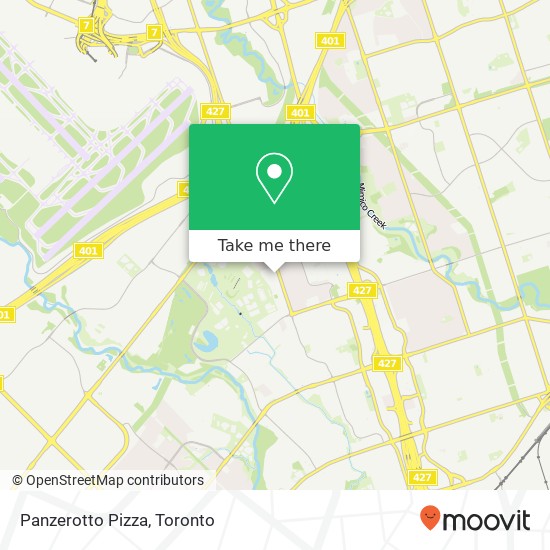 Panzerotto Pizza map