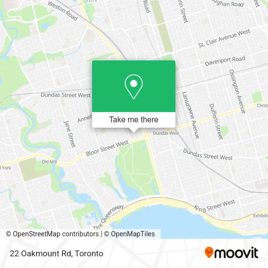 22 Oakmount Rd map