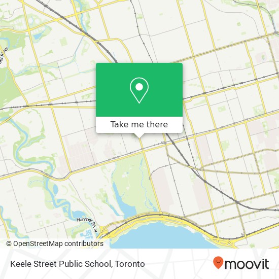 Keele Street Public School map