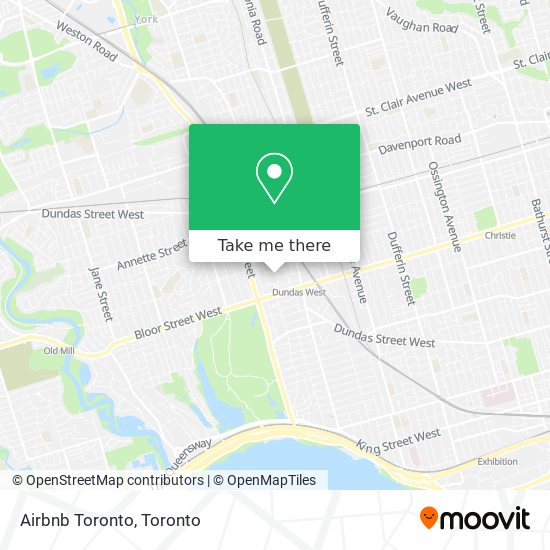 Airbnb Toronto map