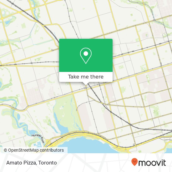 Amato Pizza map