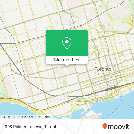 308 Palmerston Ave map