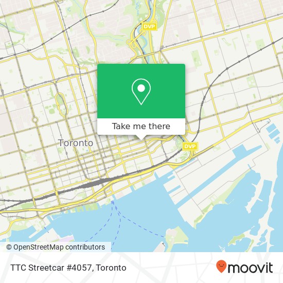 TTC Streetcar #4057 plan