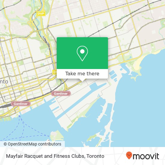 Mayfair Racquet and Fitness Clubs map
