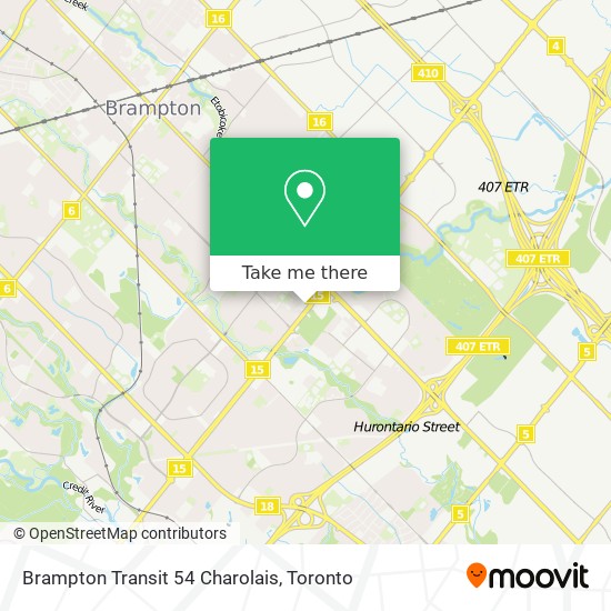 Brampton Transit 54 Charolais plan