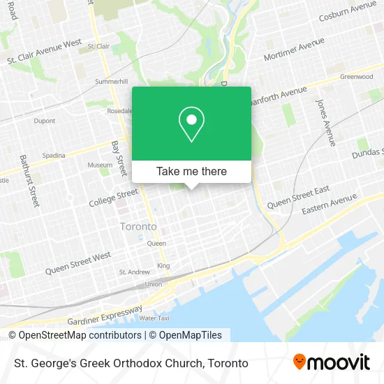 St. George's Greek Orthodox Church map