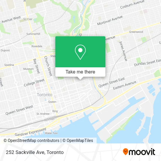 252 Sackville Ave map
