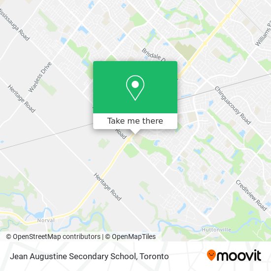 Jean Augustine Secondary School map