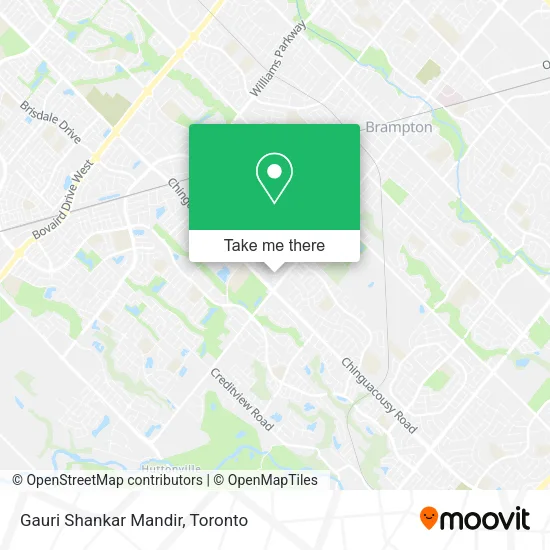 Gauri Shankar Mandir map