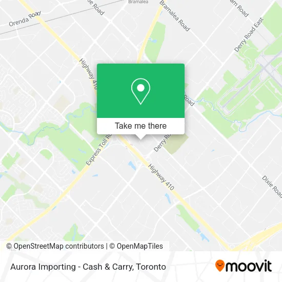 Aurora Importing  - Cash & Carry map