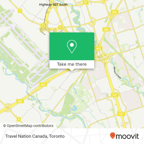 Travel Nation Canada map