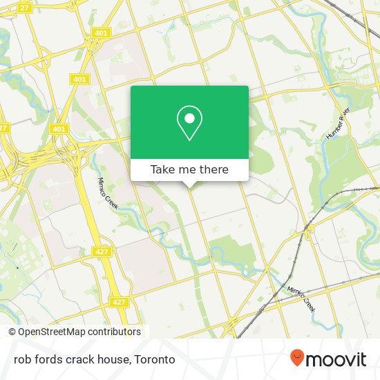 rob fords crack house map