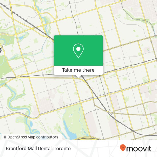 Brantford Mall Dental map