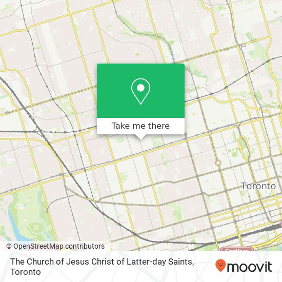 The Church of Jesus Christ of Latter-day Saints map