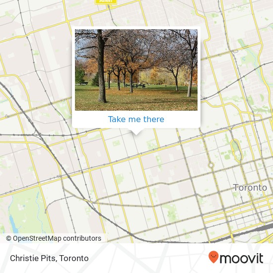 Christie Pits map