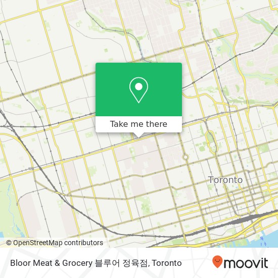 Bloor Meat & Grocery 블루어 정육점 plan