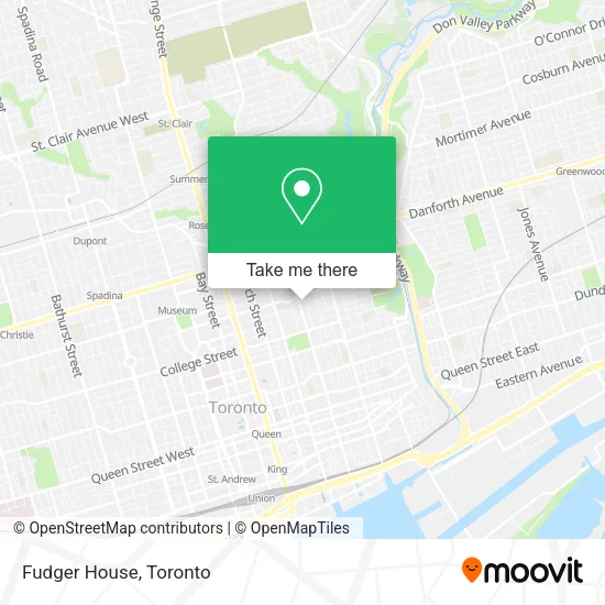 Fudger House map