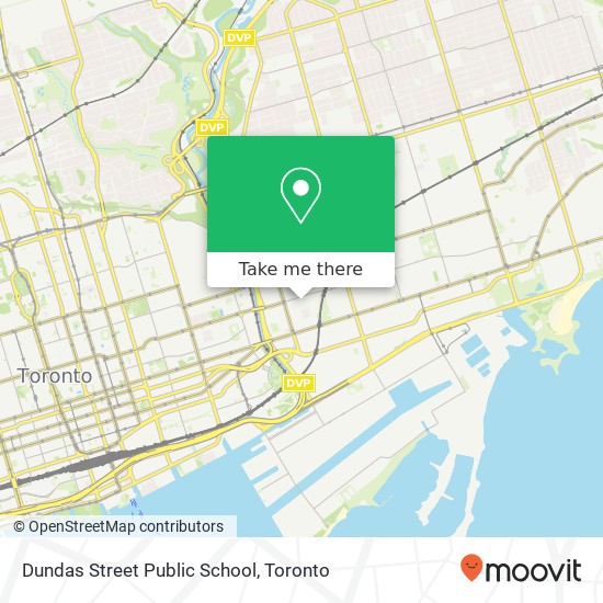 Dundas Street Public School map