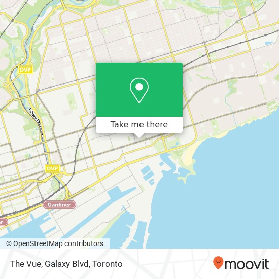 The Vue, Galaxy Blvd map