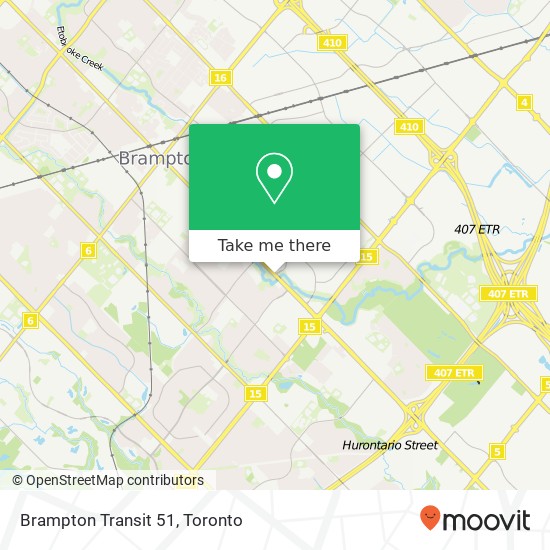 Brampton Transit 51 plan