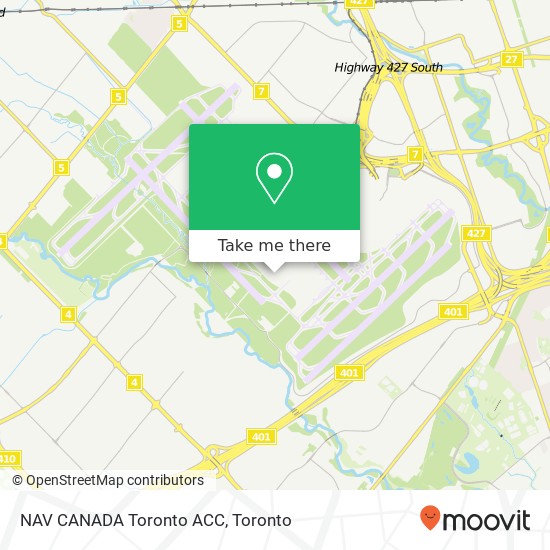 NAV CANADA Toronto ACC map