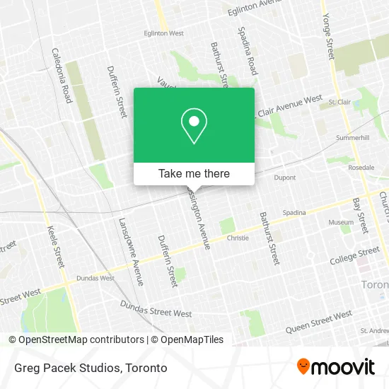 Greg Pacek Studios map