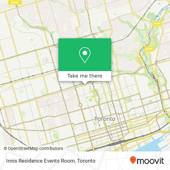 Innis Residence Events Room map