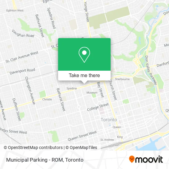 Municipal Parking - ROM map