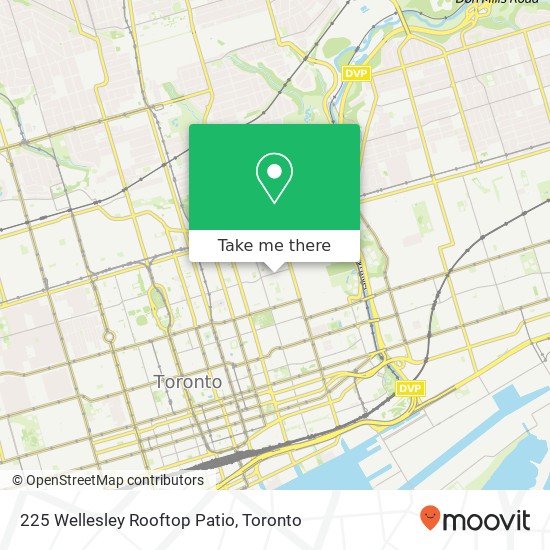 225 Wellesley Rooftop Patio map
